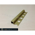 Matt Gold Aluminium Quadrat Schluter Strip10mm Höhe